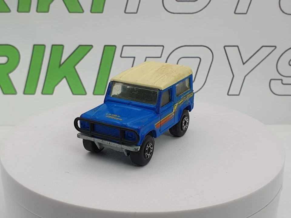Land Rover Defender 90 Matchbox 1/60 Blu - Immagine 1 di 4