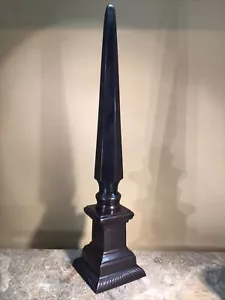 Vtg Antique Solid Bronze 18” Tall Architectural/Memorial Finial Not inscribed - Picture 1 of 10