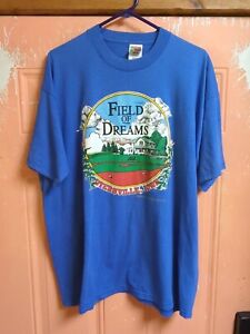 Field Of Dreams Dyersville Iowa Blue Baseball Movie Tee T Shirt 2XL XXL