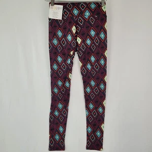 NWT LuLaRoe Simply Comfortable Diamond Pattern Pants One Size See Measurements - Picture 1 of 10