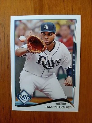 2014 Topps #328 James Loney Tampa Bay Rays - Image 1 of 2
