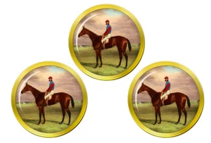 Bay Filly Beweglichkeit Rennpferd, Von H.Hall Golfball Markierer - Bild 1 von 4