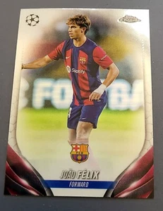 TOPPS CHROME UCC 23-24, JOAO FELIX, FC BARCELONA, BASE - Picture 1 of 1
