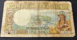 Nouvelle Calédonie 100 Francs mention Nouméa alphabet A.2 - Foto 1 di 2