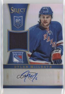 2013-14 Panini Select Jersey Silver Prizm /99 Dylan McIlrath #334 Rookie Auto RC