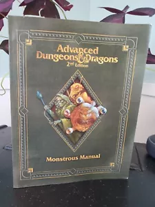 Premium -Adv. Dungeons and Dragons D&D 2nd Ed. Monstrous Manual First 2013 Print - Picture 1 of 3