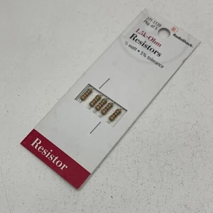 (480 Pieces) RadioShack 271-1120 Carbon Film Resistor 5% 1.5K-Ohm 1/2-Watt - Picture 1 of 8
