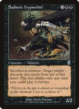 MTG X1: Sadistic Hypnotist, Odyssey, U, Moderate Play