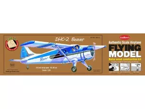 GUILLOWS 1/24 24" Wingspan DHC2 Beaver Laser Cut Kit GUI305 - Picture 1 of 1