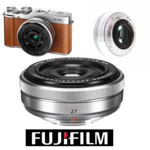 Fujifilm Fujinon XF 27mm 27 MM F2.8 F2.8 Lens Silver F. X Mount Camera - Picture 1 of 5