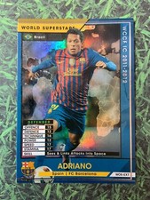 Panini WCCF 2011-12 Adriano FC Barcelona Extra Refractor Soccer card