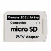 New V5.0 White SD2VITA PSVSD Micro SD Card Adapter For Sony PS Vita Game Console
