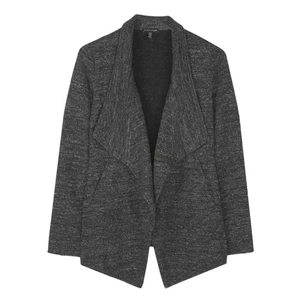 Eileen Fisher Gr. S Terazzo Stretch Ripple Jacke anthrazit grau Baumwolle Poly Span - Bild 1 von 8