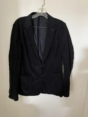 Paul Smith Men’s Blazer Soho Jacket Black Size 36 Two Button Corduroy Sport Coat - Image 1 of 4