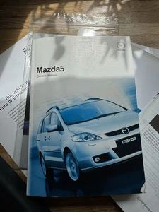 06-10 MAZDA 5 OWNERS HANDBOOK MANUAL & WALLET - Picture 1 of 4