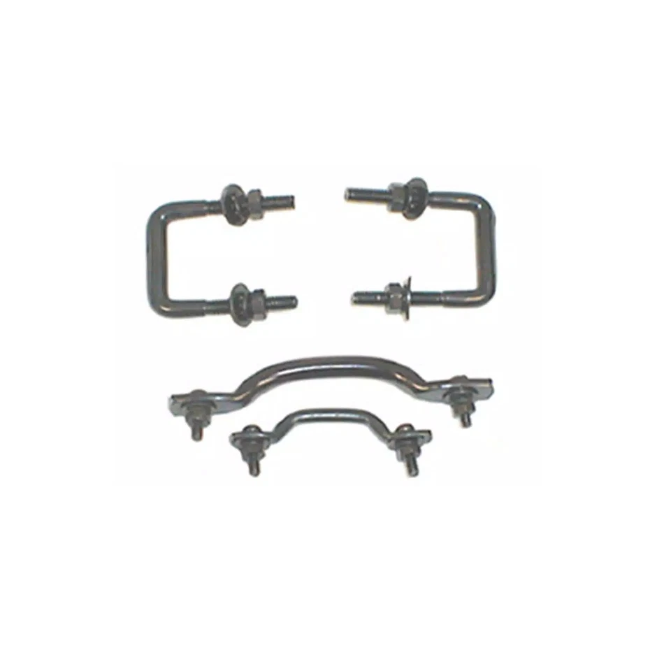 Rugged Ridge 11211.01 Black 4 Pcs Windshield Tie Down Kit for 55-95 Wrangler YJ - Image 1 of 3