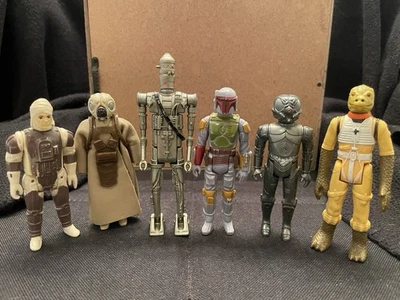Vintage Star Wars 1980 Boba Fett IG88 Dengar & more Bounty Hunters *NO REPRO! - Image 1 of 4