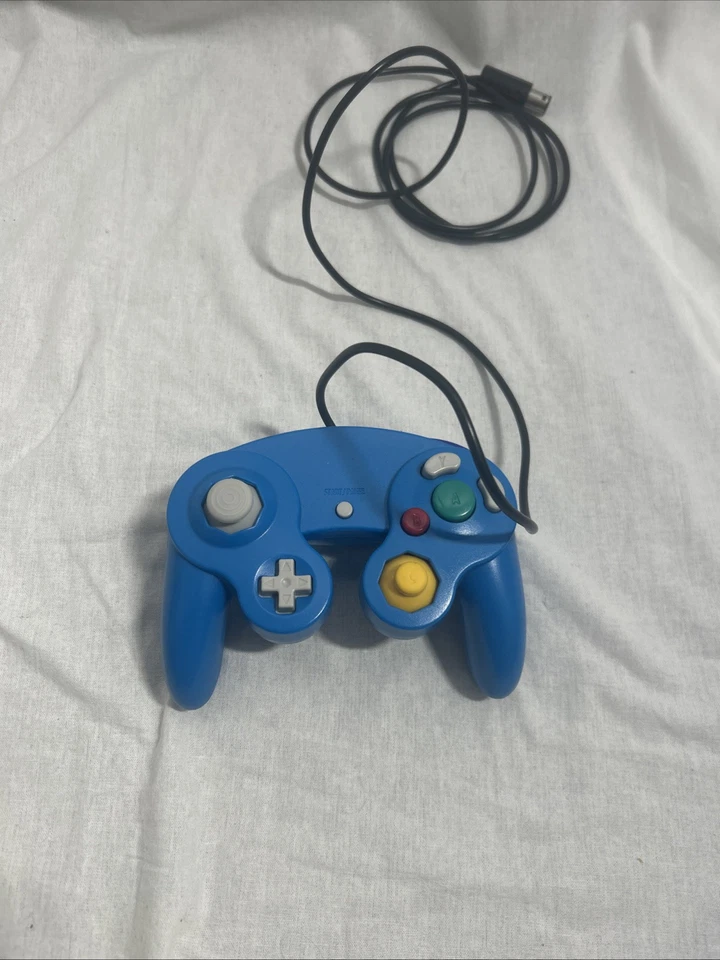 Cheap Used Replacement GameCube Controller Blue 3975 - Image 1 of 2
