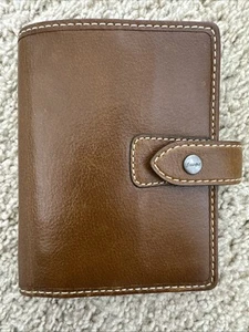 Filofax Malden Pocket Leather Organizer Agenda Ochre - Picture 1 of 8