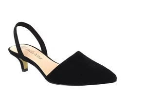 Bella Vita Women's Sarah Slingback Pumps Shoes Black Size 10 - Picture 1 of 4