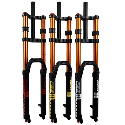 Double Shoulder Front Fork 27.5/29inch 150mm Travel MTB Ebike Air Supension Fork - Image 1 of 4