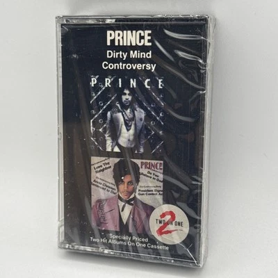 PRINCE ‎Dirty Mind / Controversy 1983 US Two-On-One Cassette Tape WB SEALED NOS - Image 1 of 4
