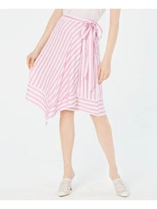 LUCY PARIS Womens Belted Knee Length Wrap Skirt - Picture 1 of 3