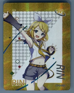 Hatsune Miku Card With You Kagamine Rin Holofoil Rare CY-R-020 Vocaloid - Picture 1 of 2