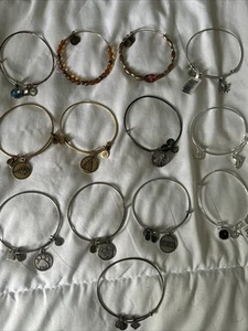 Alex and Ani - Lot of 13 Bracelets - Mix Charms Gold & Silver Tone NWT & Used - Picture 1 of 14