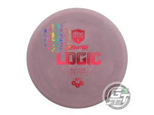 USED DiscMania EXO Soft Logic 174g Purple-Gray Red Foil Putter Golf Disc - Picture 1 of 2