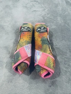 Botas delanteras equinas Professional's Choice talla mediana rosa tropical Foto 1 de 4