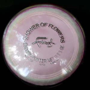 Sealed NOS Vintage Faberge Shower of Flowers Dusting Powder Deadstock 5 oz Pink - Picture 1 of 8