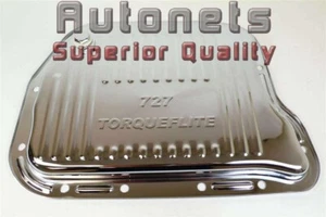 Tapa de stock de transmisión automática Mopar Chrysler Dodge 727 Torqueflite cromado - Imagen 1 de 1