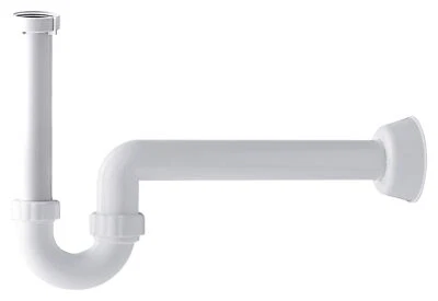 SIFONE ORIENTABILE OMP 222.854.6 SENZA PILETTA IN ABS BIANCO PER LAVABO E BIDET - Immagine 1 di 2