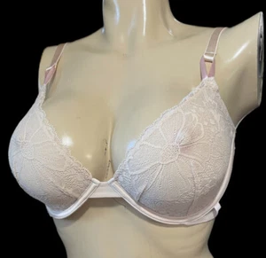 Reggiseno Demi Victorias Secret sexy maglietta pizzo sfoderato champagne - Foto 1 di 7
