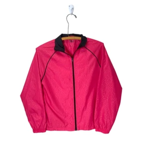 Everlast womens windbreaker sz Small pink/black recycled bottle material - Picture 1 of 7