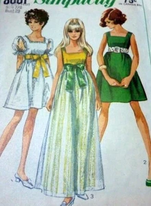 *LOVELY VTG 1960s DRESS Sewing Pattern BUST 29 - Picture 1 of 1