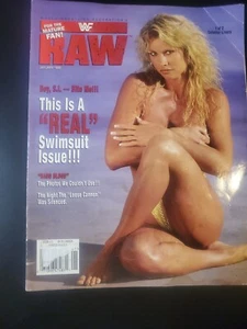 WWF Raw Magazine January 1998 Sable w/ Poster Swimsuit Issue Vintage Wrestling - Picture 1 of 4
