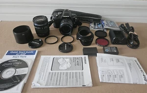 Olympus E-410 10MP Digital SLR Camera w/ 14-42mm & 40-150mm Lenses 2 Batteries + - Picture 1 of 4