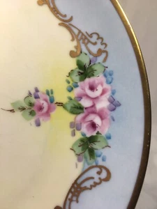 (14 Pcs) Handpainted 'Brown' Assembled Limoges/J. Haviland Bavaria, DESSERT SET - Picture 1 of 13