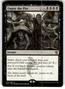 Empty the Pits Khans of Tarkir Regular MTG NM - Picture 1 of 2