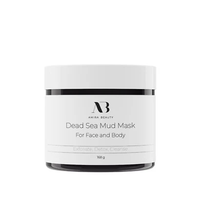 Máscara facial de arcilla de barro del Mar Muerto purificante desintoxicación antiedad minimizador de poros 6 OZ Foto 1 de 4