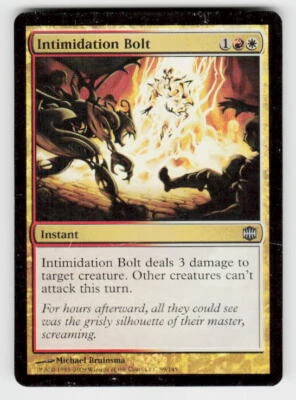Alara Reborn #99 Intimidation Bolt FOIL - Image 1 of 2