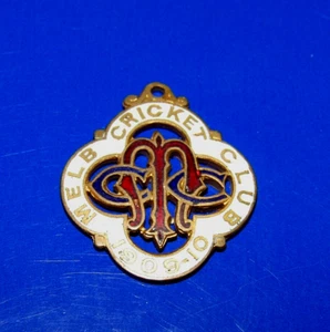 Melbourne Cricket Club Badge 1909-10 Scarce Nice Condition - Picture 1 of 3