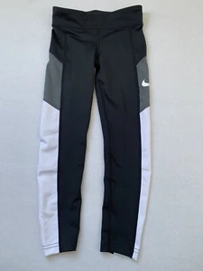 Nike Little Girls Leggings XS (4) Washed But Never Worn Full Length Dri Fit - Picture 1 of 5