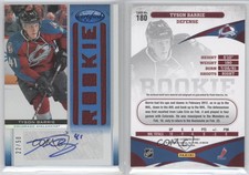2012-13 Certified Freshman Fabrics Mirror Blue /50 Tyson Barrie #180 Rookie RC