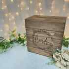 WEDDING CARD POST BOX Rustic Wooden Wedding Card Box, Vintage barn, woodland