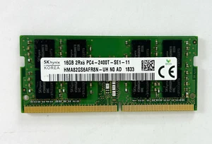 SK hynix 16GB 2RX8 PC4-2400T-SE1-11 HMA82GS6AFR8N Laptop RAM - Bild 1 von 2