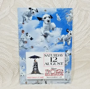 CALENDARIO DE CUENTA REGRESIVA DE PELÍCULA DÁLMATAS DISNEY 102 DE COLECCIÓN GLEN CLOSE 2000 - Imagen 1 de 7