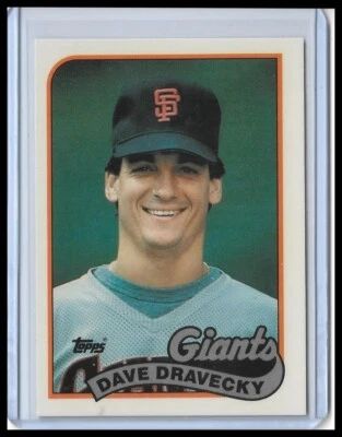 1989 Topps Tiffany - Dave Dravecky #601 - Image 1 of 2